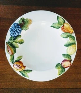 Hand Painted Dec A. Mano made in Italy Fruit Motif Serving Plate - Picture 1 of 7