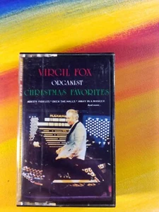 Virgil Fox Organist Christmas Favorites Holiday Album Cassette Tape 1987 - Imagen 1 de 3