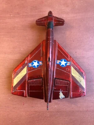 Avión de juguete vintage Mattel Hot Wheels 1971 Hot Birds rojo/Magenta Regal Eagle Foto 1 de 4