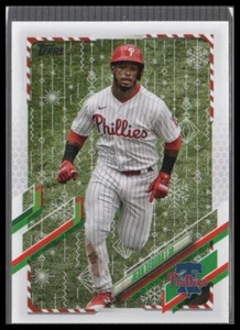 2021 Topps Holiday #HW72 Jean Segura - Picture 1 of 2