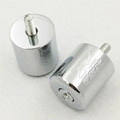 Хромированные наконечники рукояток для мотоциклов с ЧПУ для Suzuki GSXR 600/750 GSXR1000 2001-2013 годов выпуска - Изображение 1 из 4