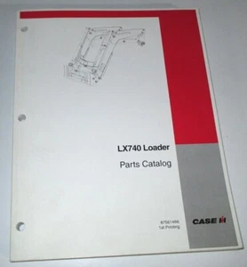 Case IH LX740 Loader Parts Catalog Manual Book ORIGINAL! CIH 1/07 87561466 - Picture 1 of 4