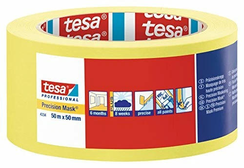 Tesa Krepp Adesivi Nastro Mascheratura Esterno tesa 4334, 50 MM Da 50 M - Immagine 1 di 1