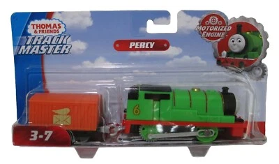 Thomas & Friends Trackmaster Percy Train Motorized Engine Battery Fisher-Price - Image 1 of 3