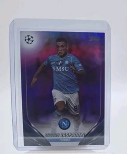 Giacomo Raspadori SSC NAPOLI 2023-24 Topps UEFA CC Purple /299 - Picture 1 of 2