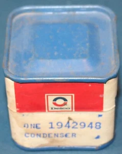 NOS DELCO Condenser PT # 1942948 Chevrolet, Pontiac, Oldsmobile, Buick, Cadillac - Bild 1 von 1