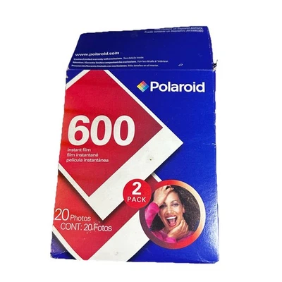 Polaroid Color 600 Film Instant Film 2 Pack - 20 Photos Open Box - Image 1 of 3