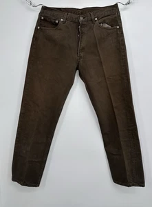 Jeans vintage Levis 501 uomo 34x29 (adatto a 30 lavaggio scuro anni 90 made in USA vedi foto - Foto 1 di 11