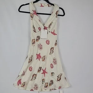 NWT Reformation Delanie Halter Dress, Concha Ivory Sz S - Picture 1 of 8