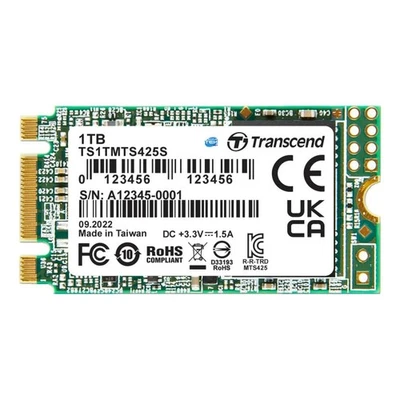 TRANSCEND 425S SSD M.2 SATA NGFF 2242 1TB NOTEBOOK TABLET FESTPLATTE - Bild 1 von 4
