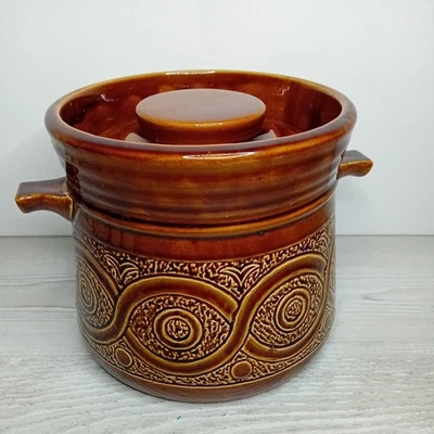 Vintage Ellgreave Saxony Ceramic Casserole Or Soup Serving Kitchenware Pot - Image 1 of 4