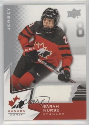 2020-21 Upper Deck Team Canada Juniors Women's WC Jerseys Sarah Nurse #61 - Image 1 of 2