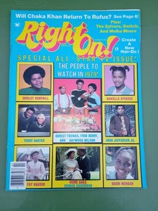 1979 Right On Magazine FEBRUARY Vintage Carter Spencer Hemphill Morgan Cara Herb - Picture 1 of 13