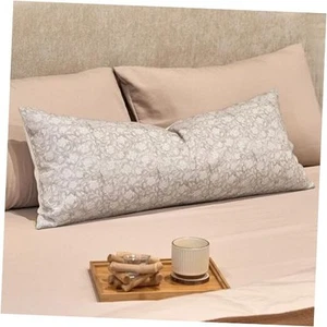 Floral Pillow Covers, 14x36 Lumbar Pillow Cover, 36" x 14" (Pack of 1) Neutral - Picture 1 of 8