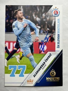 Autogramm ALEKSANDAR CAVRIC-Slovan Bratislava-U23 Serbien-Kashima Antlers-AK - Bild 1 von 2