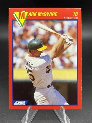 1989 Score Superstar #25 Mark Mcgwire Oakland Athletics As - Image 1 of 2