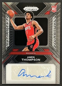 2023-24 Panini Prizm Amen Thompson Rookie RC Sensational Signatures Auto - Bild 1 von 3