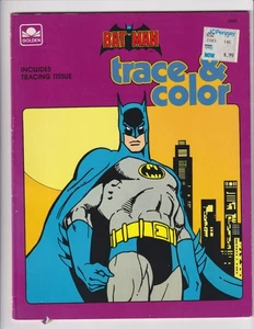 1989 Batman Trace And Color book - Picture 1 of 3