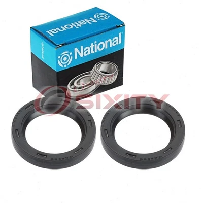 2 pc National Transmission Input Shaft Seals for 1989-1990 Maserati 228i lr - Image 1 of 4