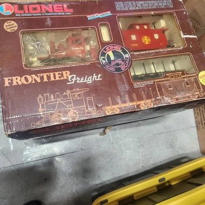 LIONEL G SCALE FRONTIER FREIGHT TRAIN SET 8-81002  - Image 1 of 3