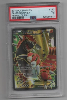 Groudon EX (150 Full Art) 150/160 XY - Primal Clash Holo - Image 1 of 2