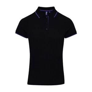 Premier Damen/Ladies Coolchecker Kontrast Piqué Polo Shirt PC5459 - Bild 1 von 34
