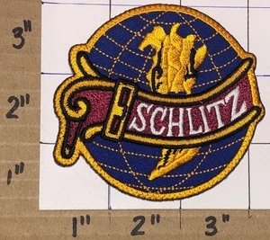 1 SELTENER SCHLITZ AMERIKANISCHE BIER BRAUEREI MILWAUKEE COMPANY WAPPEN EMBLEM AUFNÄHER - Bild 1 von 2
