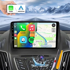32G For Ford Escape Kuga 2012-19 Estéreo de coche Radio Apple CarPlay Android 13 - Picture 1 of 20