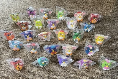 VINTAGE 27 McDonald's Furby Toys 1999 NO DUPLICATES 90's NOSTALGIA - New - Image 1 of 4