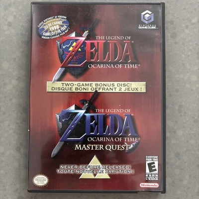 Nintendo GameCube Legend of Zelda Ocarina of Time, Bonus mit zwei Spielen - Canadian - Bild 1 von 3
