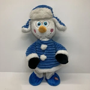 Weihnachten singen beweglicher tanzender Schneemann Deck the Halls Spielzeug Plüsch 13 Zoll Homerbest - Bild 1 von 11