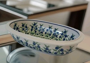 Original Bunzlauer Keramik Schale Salatschale Auflaufform 0,9 L Handarbeit Deko - Bild 1 von 6