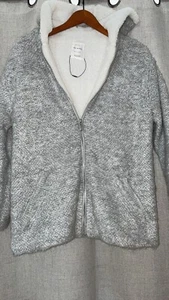 Zara Knitwear Winter Collection Gray Sweater With Zipper Girls Sz 13-14 - Picture 1 of 5