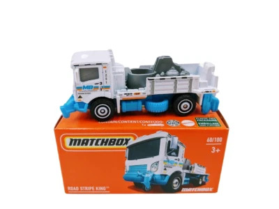 Matchbox Road Stripe King Truck Metal Diecast Car Model Toy 1/64 - Image 1 of 4