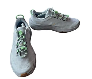 Hoka Transport Shoes Women's 7.5 Harbor Mist Lime Glow Sneakers - Picture 1 of 12