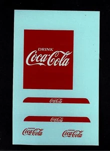 BUDGIE 228 COCA COLA VAN TRANSFERS/DECALS - Picture 1 of 1