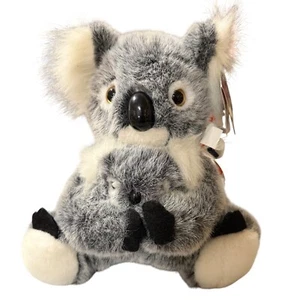 H.L.T. Australia Koala Plush Stuffed Animal Toy Gray White Fluffy Soft 10" - Picture 1 of 9