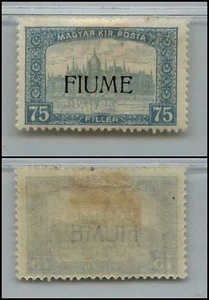 FIUME - 1918/1919 - 75 Filler soprastampato (15) - MH - Picture 1 of 1