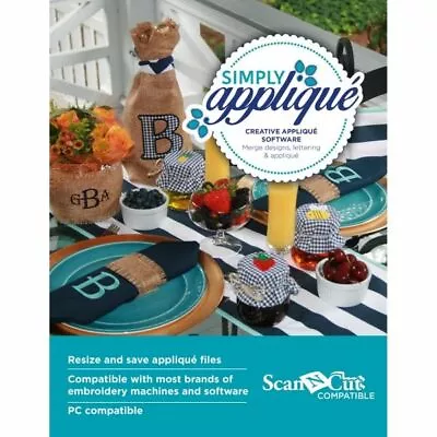 Brother Simply Applique Creative Applique Software New - Image 1 of 2