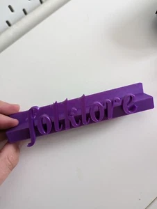 CD wall display for Taylor Swift "folklore" | Customized CD wall mount