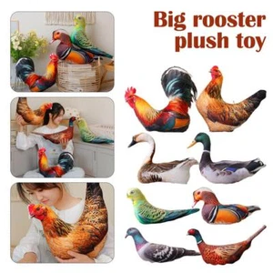 Simulazione 3D uccellino peluche gallo grande peluche cuscino decorazione camera XUK - Foto 1 di 22