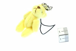 Nounours en Peluche Pendentif pour Téléphone Portable Miniblings Déco Ours Jaune - Photo 1 sur 5