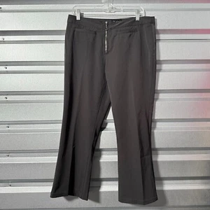 No Boundaries Pants Womens Juniors 13 Black Stretch Straight Leg Front Zipper - Picture 1 of 8