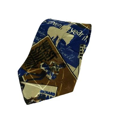 Corbata de cuello azul vintage Envoy New York Musicals para hombre ETY Foto 1 de 4