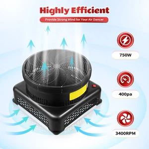 750w Air Blower Fit Waving 18" Diameter Inflatable Tube Man 2800 /3400r/min NEW - Picture 1 of 11