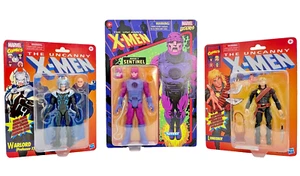 3 LOT Marvel Legends The Uncanny X-Men Retro WARLORD SENTINEL LONGSHOT Figures - Picture 1 of 4