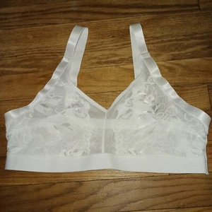 DAMEN WEISSER SPITZEN BH PULLI GRÖSSE 1XL - Bild 1 von 3