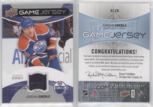 2012-13 Upper Deck Game Jersey Jordan Eberle #GJ-EB