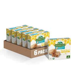 Organic Granola Bar, Oats and Honey, 5 Bars, 6 Oz (Pack of 6) - Picture 1 of 6