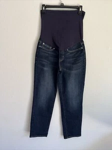Signature Levi Strauss Gold Maternity Slim Boyfriend Jeans Womens Size 27x27 - Picture 1 of 13